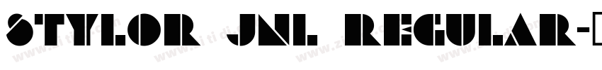 Stylor JNL Regular字体转换